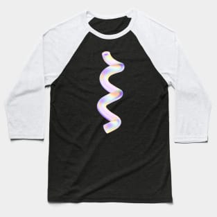 Multicolored curl of glass. Baseball T-Shirt